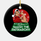 Décoration En Céramique Jour de Noël patriarcal (Dos)