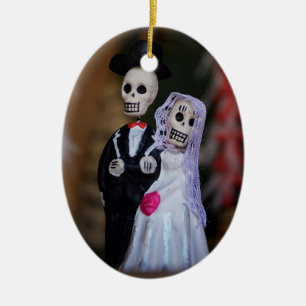 Décoration En Céramique Jour des couples morts de mariage