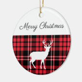 Décoration En Céramique Journée blanche de Merry Christmas (Gauche)