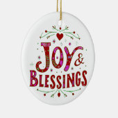 Décoration En Céramique Joy & Bénédictions (Droite)