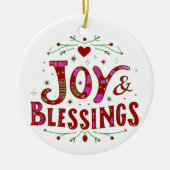 Décoration En Céramique Joy & Bénédictions (Devant)