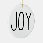 DÉCORATION EN CÉRAMIQUE JOY - ORNAMENT DE NOËL (Droite)