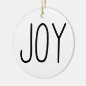 DÉCORATION EN CÉRAMIQUE JOY - ORNAMENT DE NOËL (Gauche)