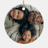 Décoration En Céramique Joyeuse couronne de Noël (Dos)