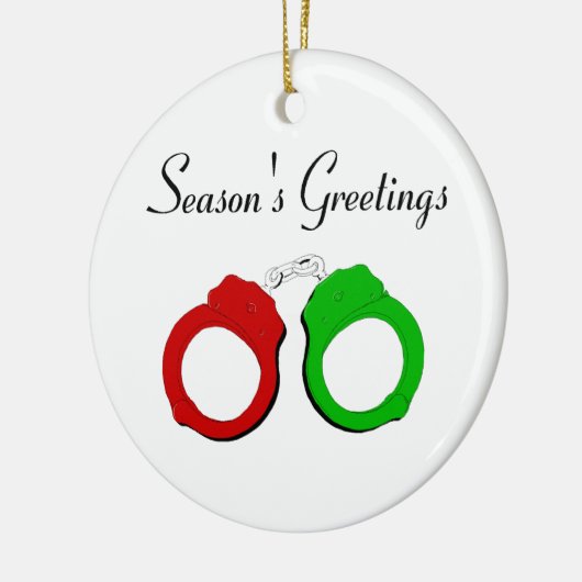 Décoration En Céramique Joyeuses Fêtes (Gauche)