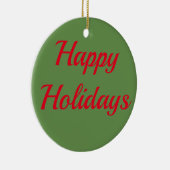 Décoration En Céramique Joyeuses fêtes ornementales (Droite)