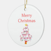 Décoration En Céramique joyeuses lumières de noël (Gauche)