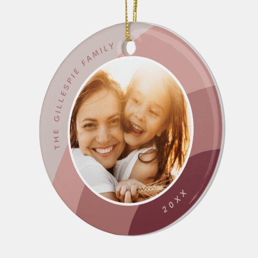 Décoration En Céramique Joyeuses Shades | Nom et année personnalisés (Gauche)