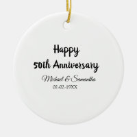 Joyeux 50e anniversaire ajouter nom du couple date