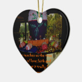 Décoration En Céramique Joyeux Amour de Pâques Foi et souhaits d'espoir (Gauche)