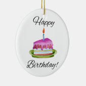 Décoration En Céramique Joyeux anniversaire ! (Droite)