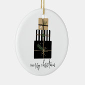 Décoration En Céramique Joyeux cadeau de Noël moderne vacances (Droite)