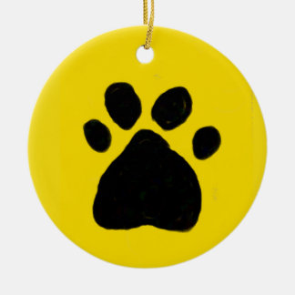 Décoration En Céramique Joyeux chien Paw