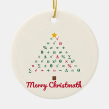 Joyeux Christmath Drôle Prof De Maths Noël Ornemen