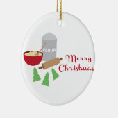 Décoration En Céramique Joyeux cookies de Noël (Droite)