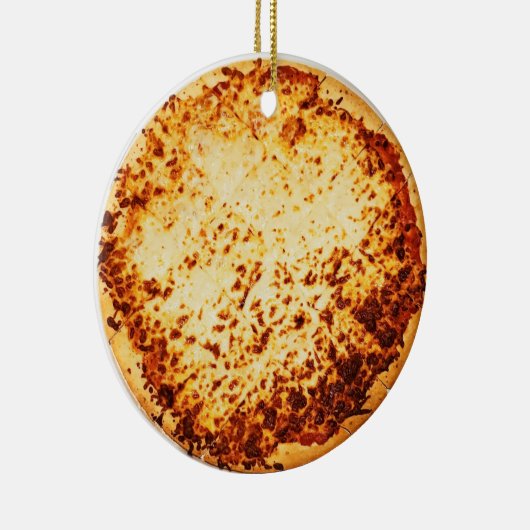 Décoration En Céramique Joyeux Crustmas Funny Pizza Noël (Droite)