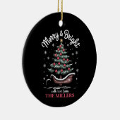 Décoration En Céramique Joyeux et brillant sapin de Noël (Droite)