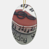 Décoration En Céramique Joyeux gâteau de maman d'anniversaire (Gauche)