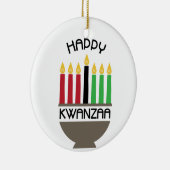 Décoration En Céramique Joyeux Kwanzaa (Droite)