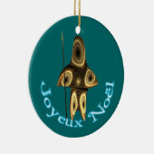 Décoration En Céramique Joyeux Noё l - Chasseur inuit fragile (Droite)