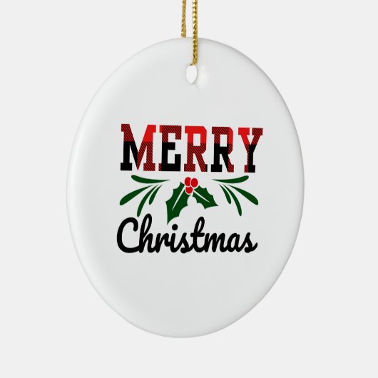 Décoration En Céramique Joyeux Noël (Droite)