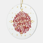 Décoration En Céramique Joyeux Noël (Gauche)