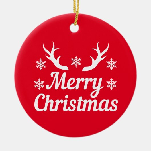 Décoration En Céramique Joyeux Noël (Devant)