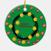 Décoration En Céramique Joyeux Noël (Dos)