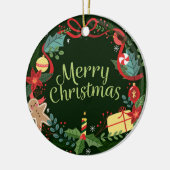 Décoration En Céramique Joyeux Noël (Gauche)