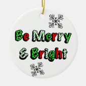 Décoration En Céramique Joyeux Noël (Devant)