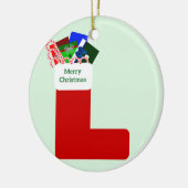 Décoration En Céramique Joyeux Noël (Gauche)