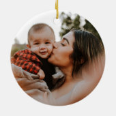 Décoration En Céramique Joyeux Noël Botanique Floral (Dos)