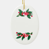 Décoration En Céramique Joyeux Noël De La Famille (Dos)