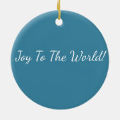 Décoration En Céramique Joyeux Noël de la Nativité (Dos)