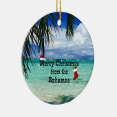 Décoration En Céramique Joyeux Noël des Bahamas (Droite)