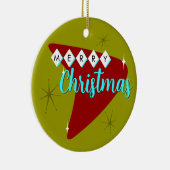 Décoration En Céramique Joyeux Noël du milieu du siècle (Droite)