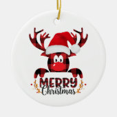 Décoration En Céramique Joyeux Noël famille design (Devant)