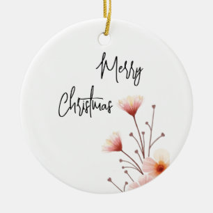 Décoration En Céramique Joyeux Noël Famille Nouvel An Message