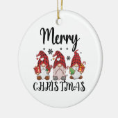 Décoration En Céramique Joyeux Noël Gnomies Noël Gnomes (Gauche)