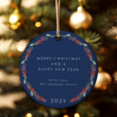 Décoration En Céramique Joyeux Noël Holly Photo botanique