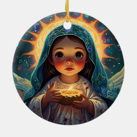 Décoration En Céramique Joyeux Noël Joyeuse saison (Dos)