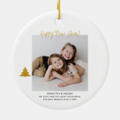 Décoration En Céramique Joyeux Noël Joyeux Script Photos Grand-mère (Dos)
