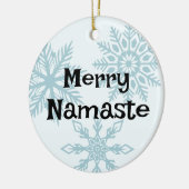 Décoration En Céramique Joyeux Noël Namaste (Gauche)