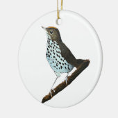Décoration En Céramique Joyeux Noël ~Ovenbird~ (Gauche)