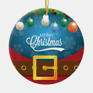 Décoration En Céramique Joyeux Noël Père Noël