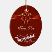 Décoration En Céramique Joyeux Noël personnalisé (Droite)