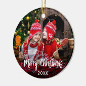 Décoration En Céramique Joyeux Noël photo (Gauche)