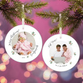 Décoration En Céramique Joyeux Noël Premier An Goparents