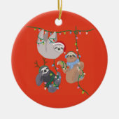 Décoration En Céramique Joyeux Noël Sloth (Devant)