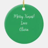 Décoration En Céramique Joyeux Noël Stepson (Dos)